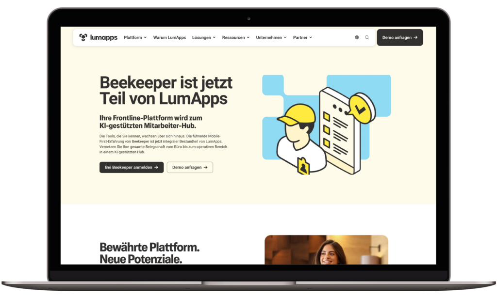 LumApps (Beekeeper) – Die Mitarbeiter-App für Teams
