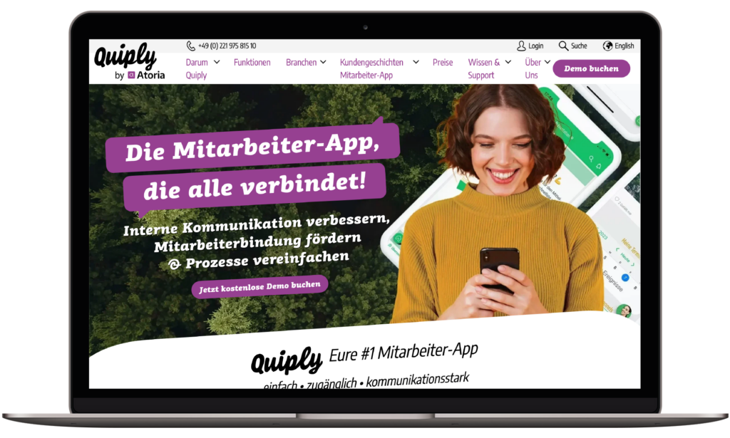 Quiply – Eine modulare Mitarbeiter-App für Kommunikation und Prozesse